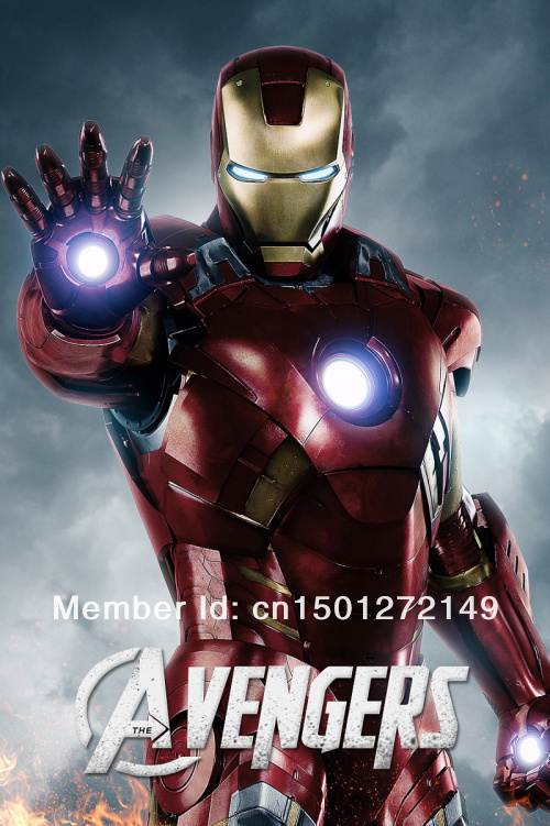 57   2012 - Hot ȭ ̾  (Iron Man) [] 24 & 36 & /57 The Avengers Art 2012 - Hot Movie Iron Man [] 24&36&Poster